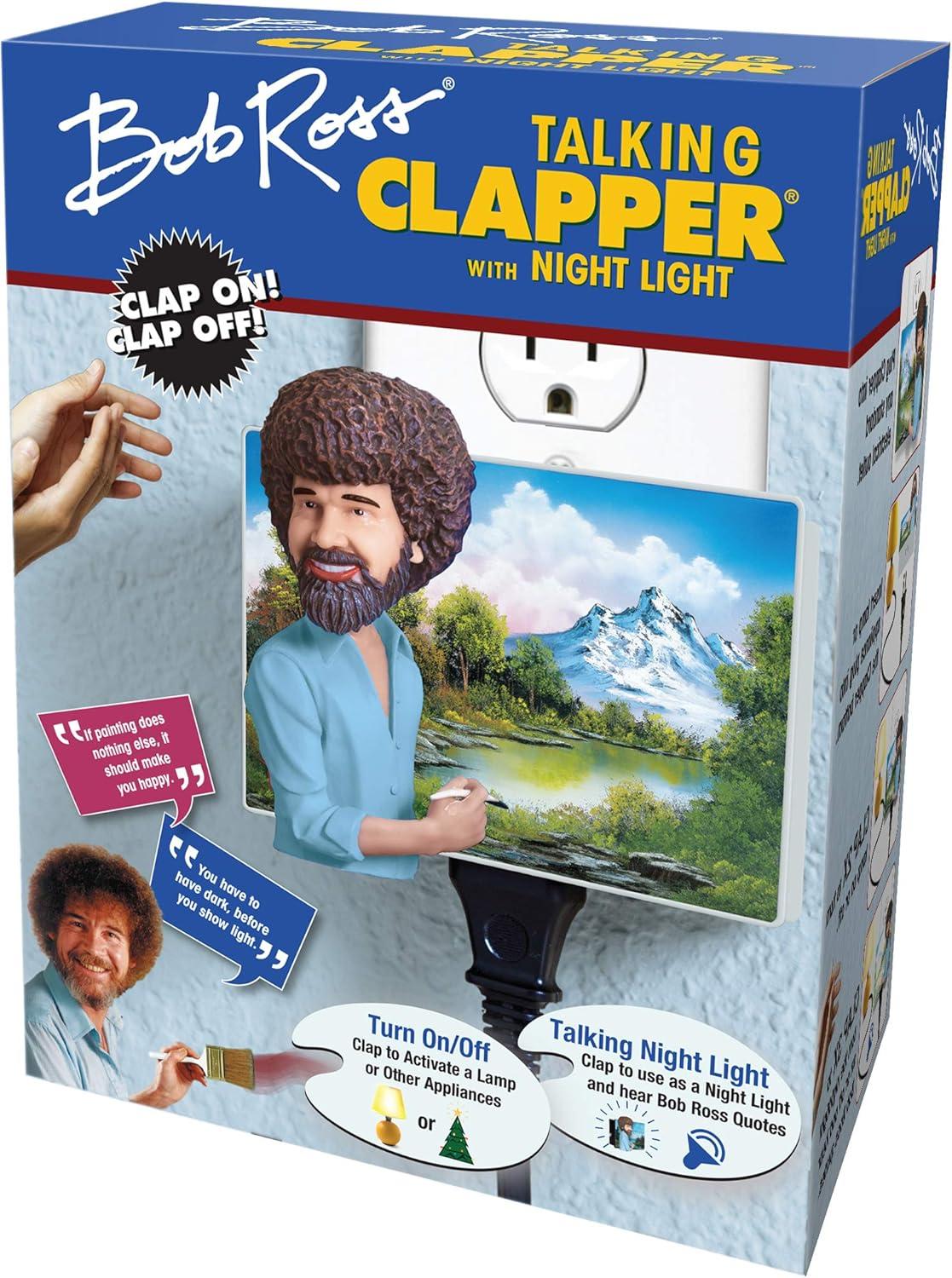 NECA Bob Ross Talking Clapper with Night Light