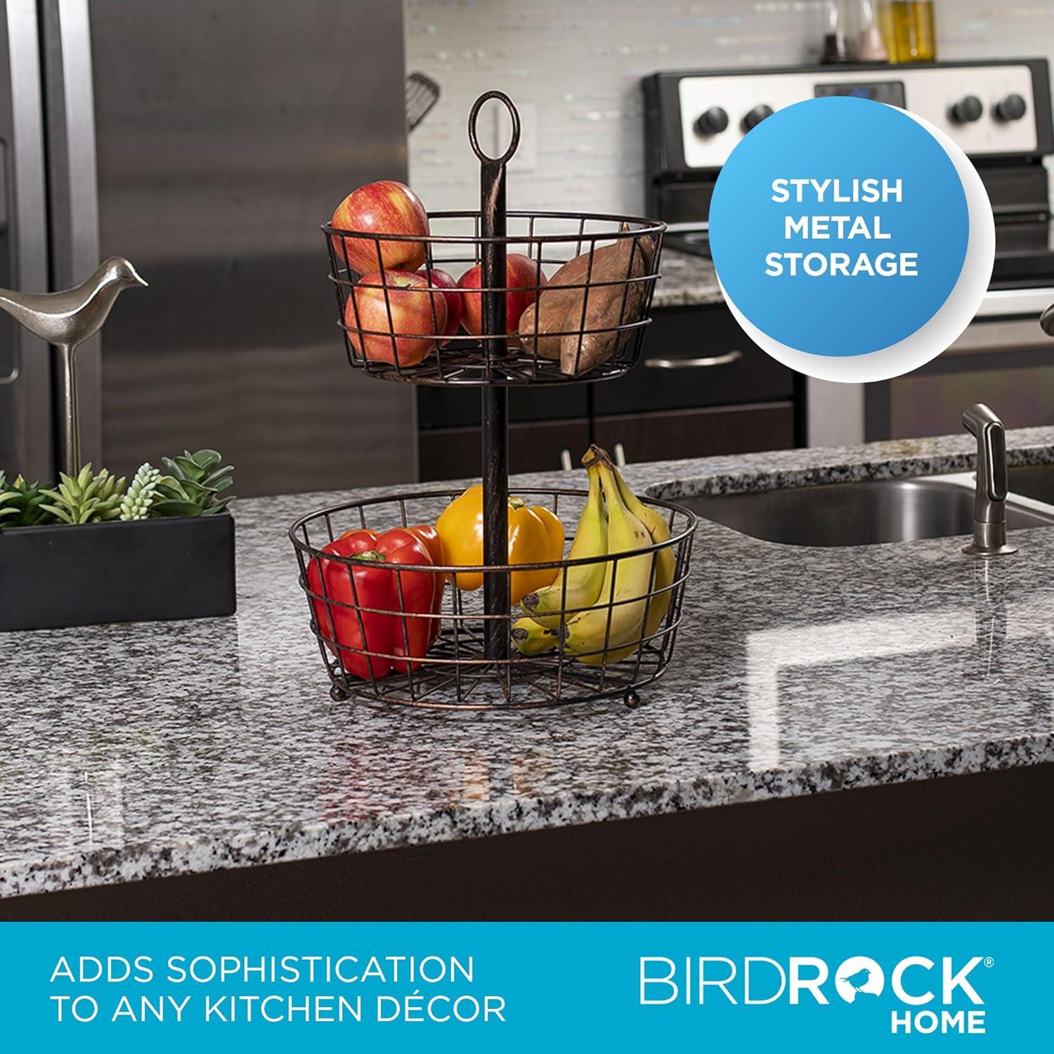 BirdRock Home Metal/Wire Basket