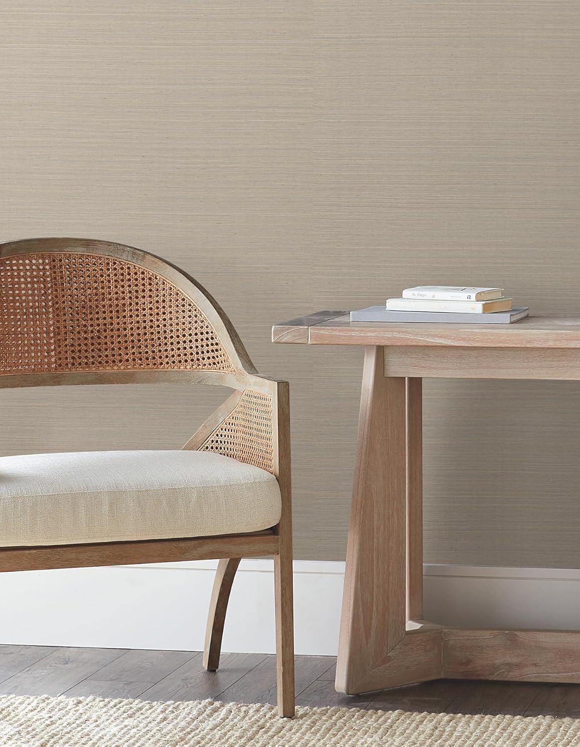Birch Lane™ Weatherhill Natural Sisal Peel and Stick Grasscloth Wallpaper