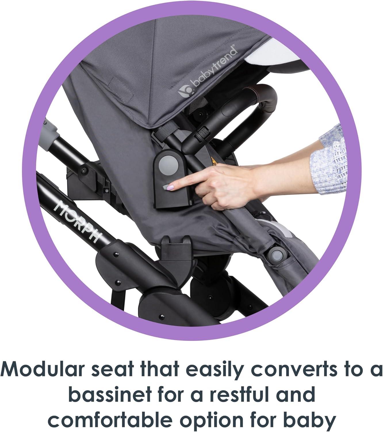 Baby Trend Morph Single to Double Modular Stroller - Dash Gray