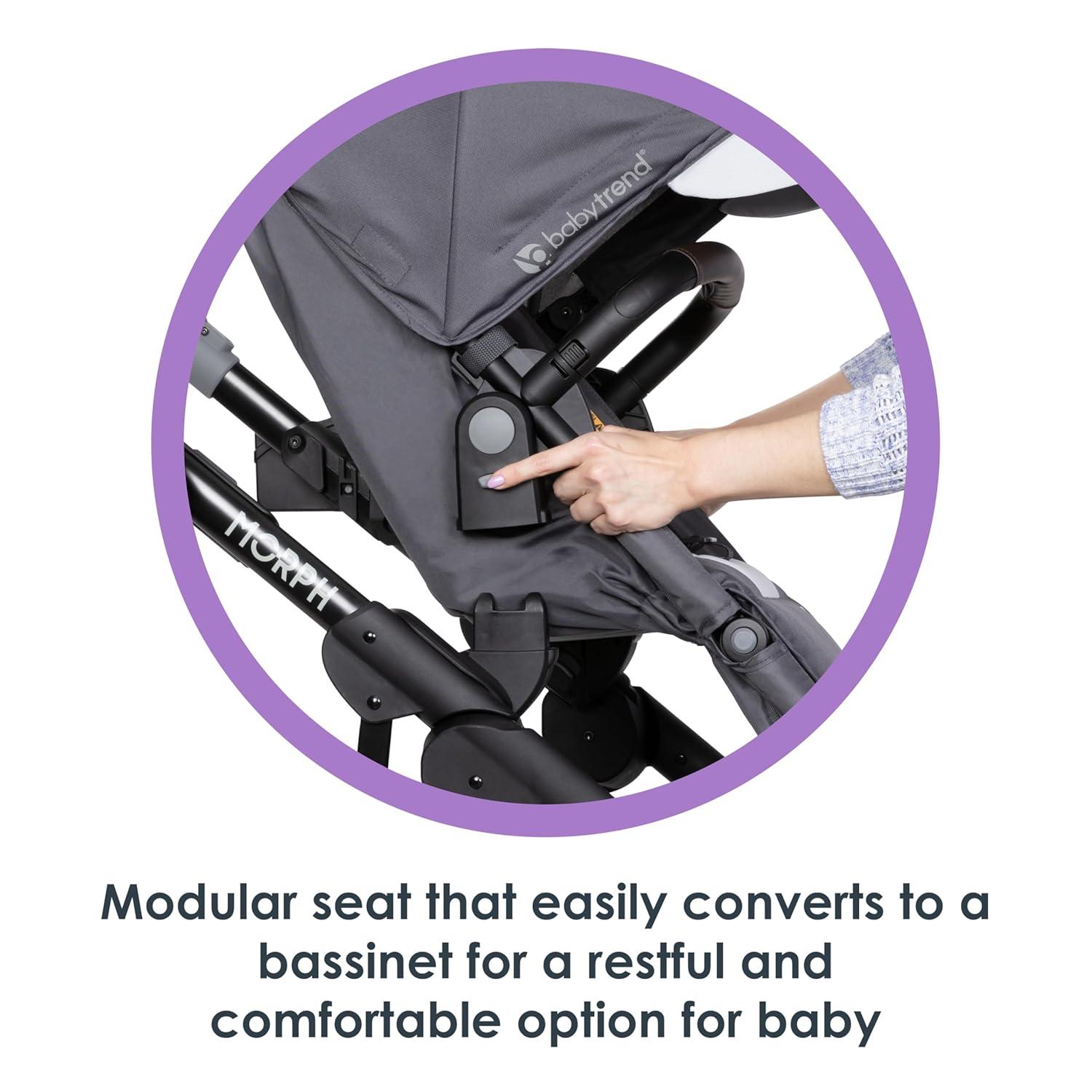 Baby Trend Morph Single to Double Modular Stroller - Dash Gray