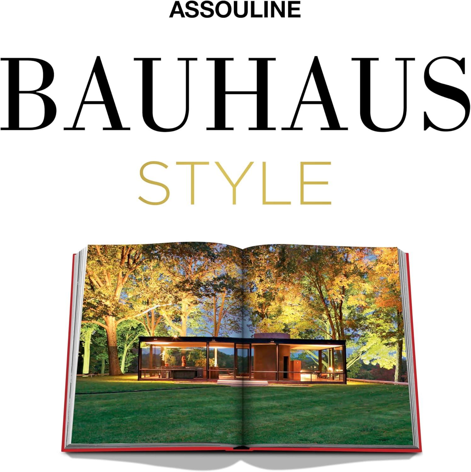 Bauhaus Style Red Hardcover Architecture Book