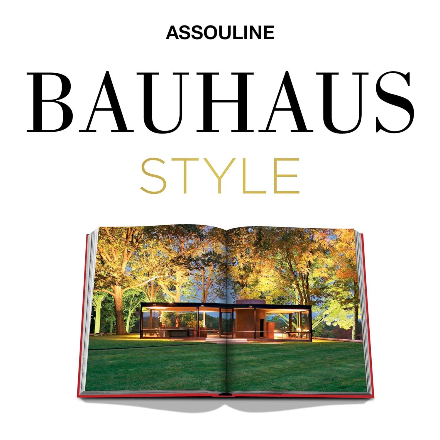 Bauhaus Style Red Hardcover Architecture Book