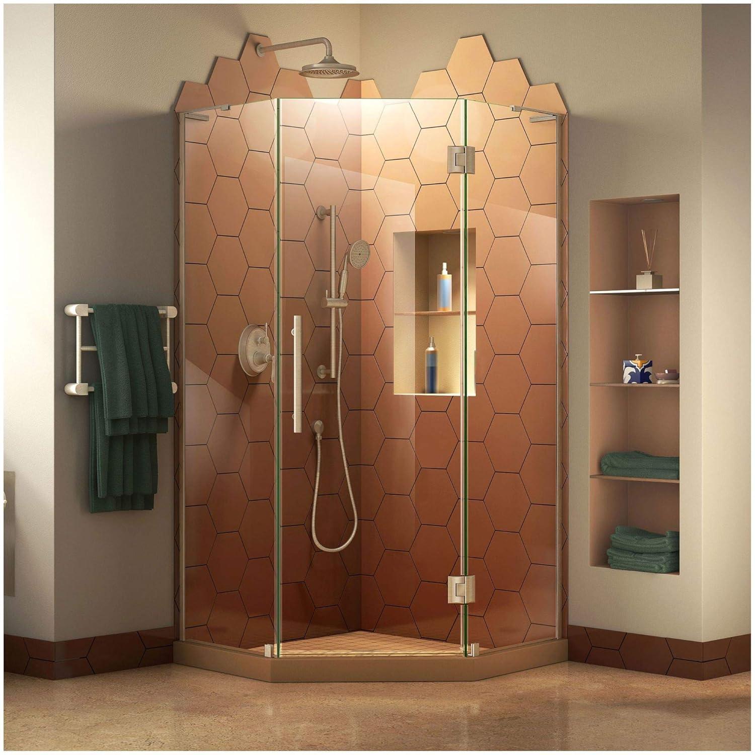 Prism Plus 34" x 72" Neo-angle Hinged Shower Enclosure