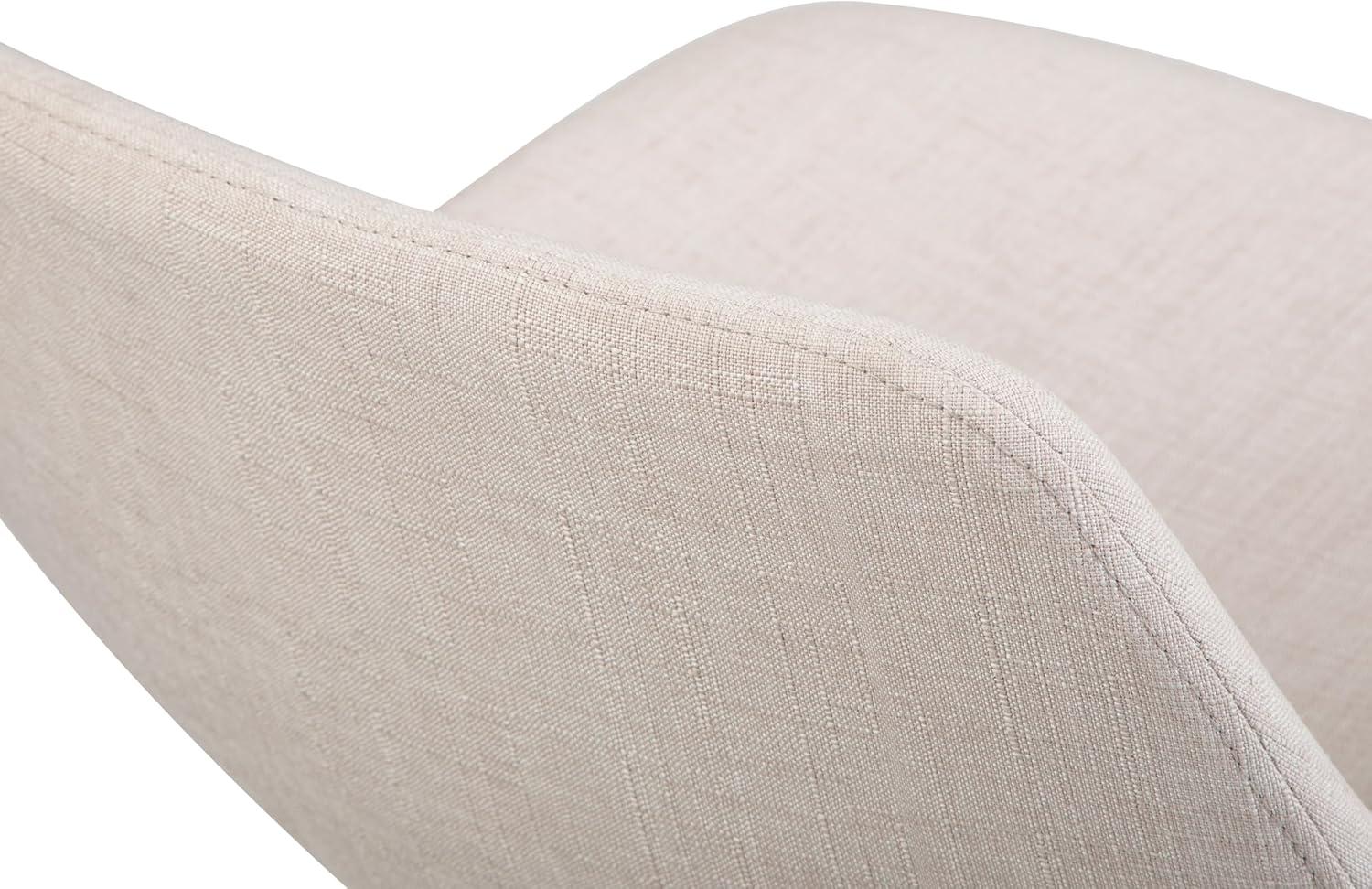 Set of 2 Cacey Bentwood Counter Height Barstools Cream - WyndenHall: Mid-Century, Chrome Legs, Foam Padding