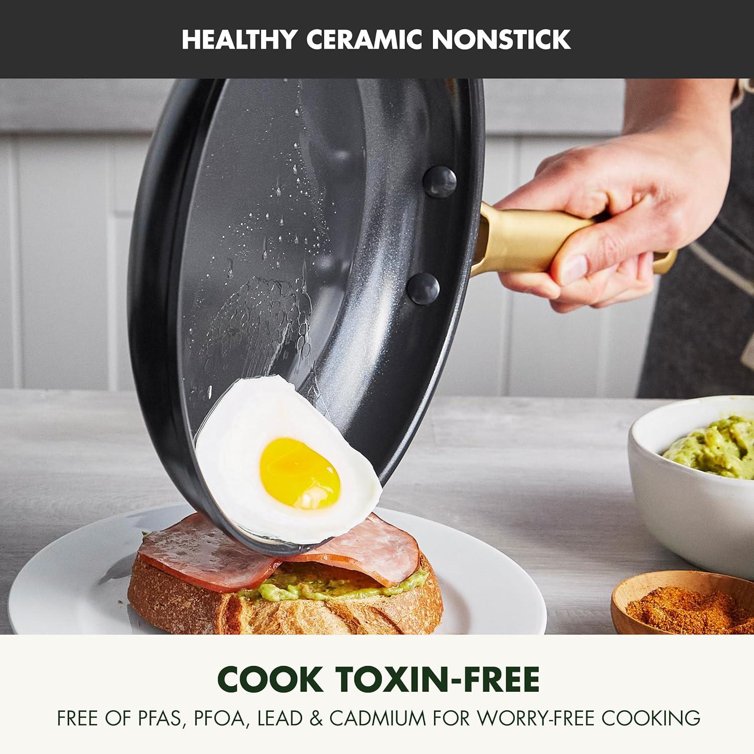 GreenPan GreenPan Reserve Black Healthy Ceramic Nonstick 16-piece Cookware Set