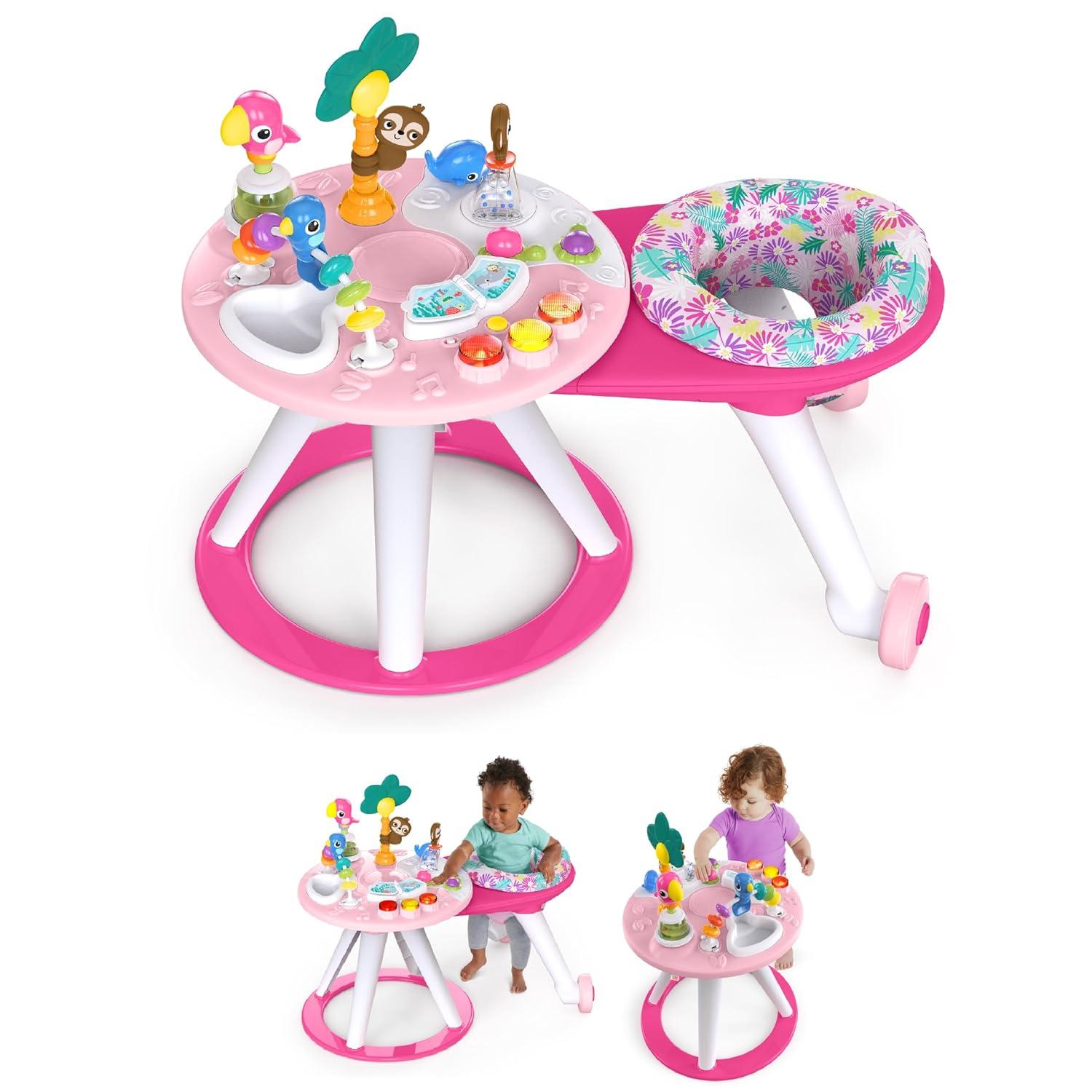 Bright Starts Around We Go 2-in-1 Activity Centre - Tropic Coral