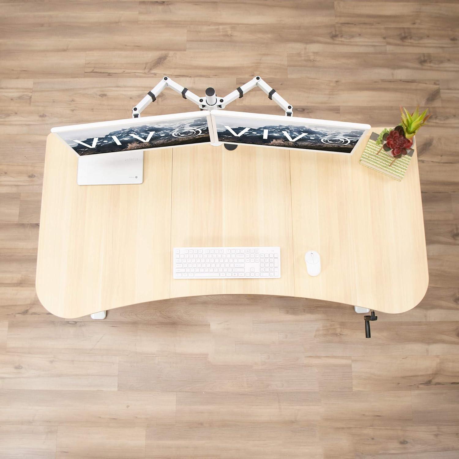 63in x 32in Crank Height Adjustable Desk
