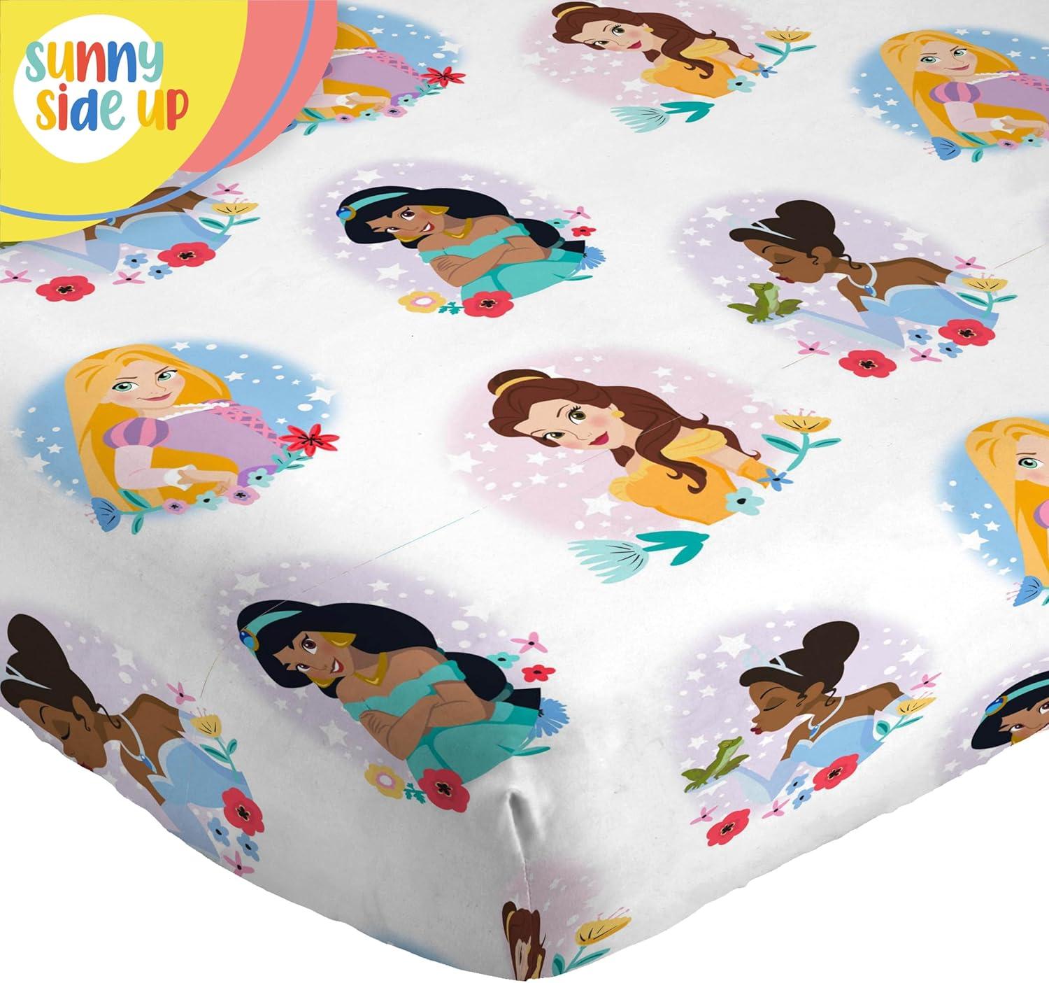 Disney Princess Full Microfiber Kids Bedding Set with Pillowcases