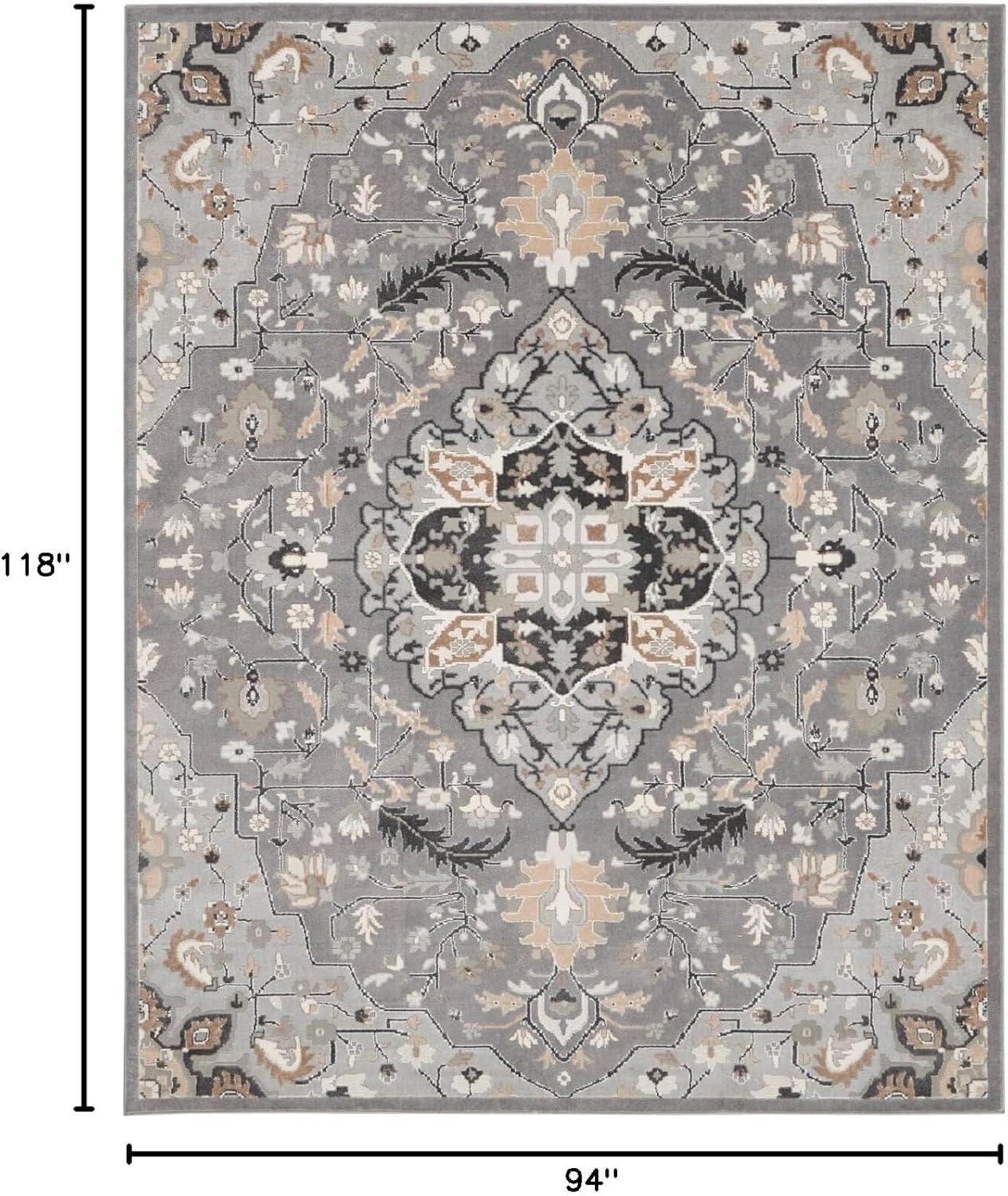 Nourison Elation Floral Medallion Indoor Rug