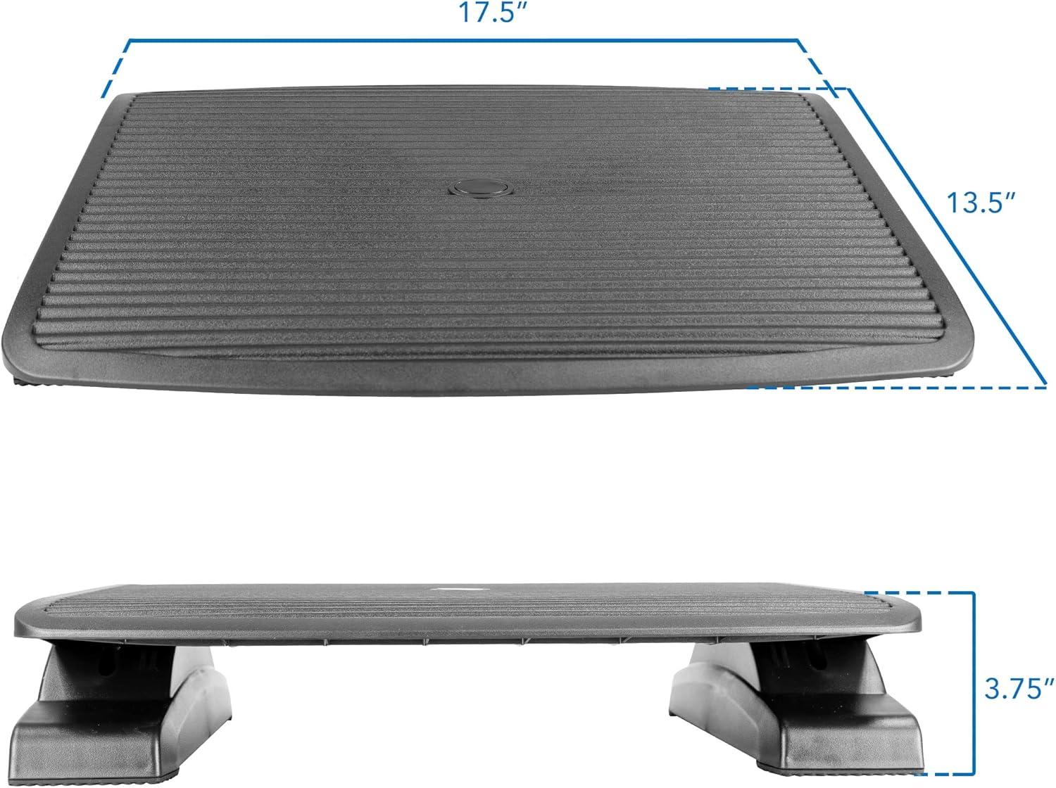 Mount-It! Ergonomic Footrest for Office or Home | Under Desk Tilting Footrest | Adjustable Desk Foot Rest with Massaging Surface and 3 Tilt Positions