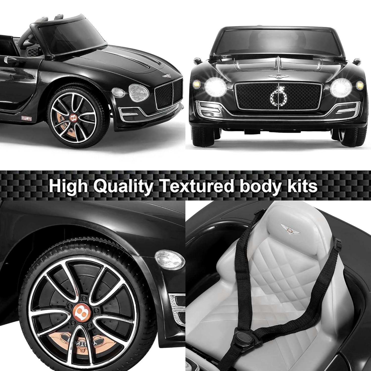 Kids Bentley Style GT Coupe EXP12 12V Battery Ride On Car Electric 2.4G Remote Control Green