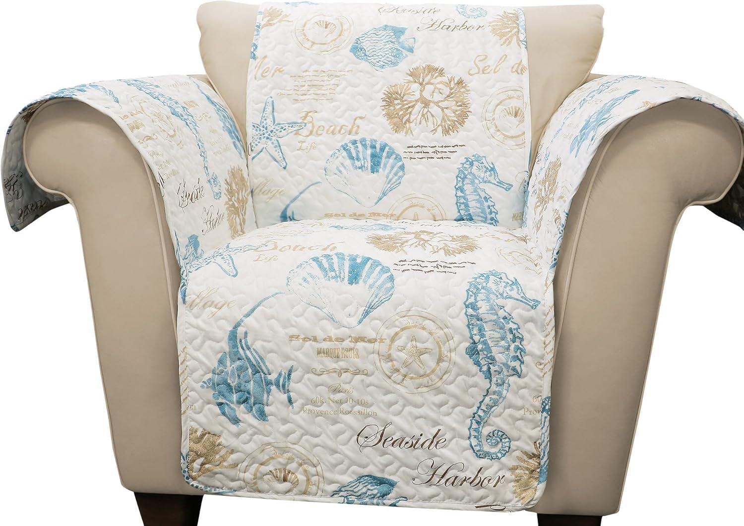 Lush Decor Harbor Life Arm Chair Slipcover