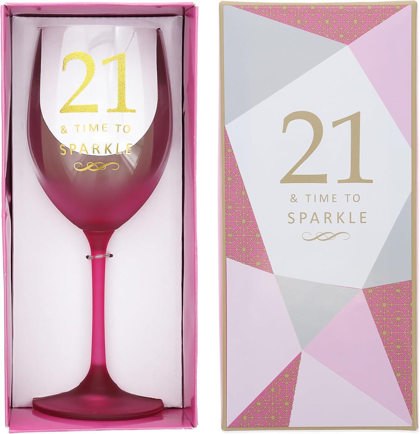 21 - Gift Boxed 19 oz Crystal Wine Glass