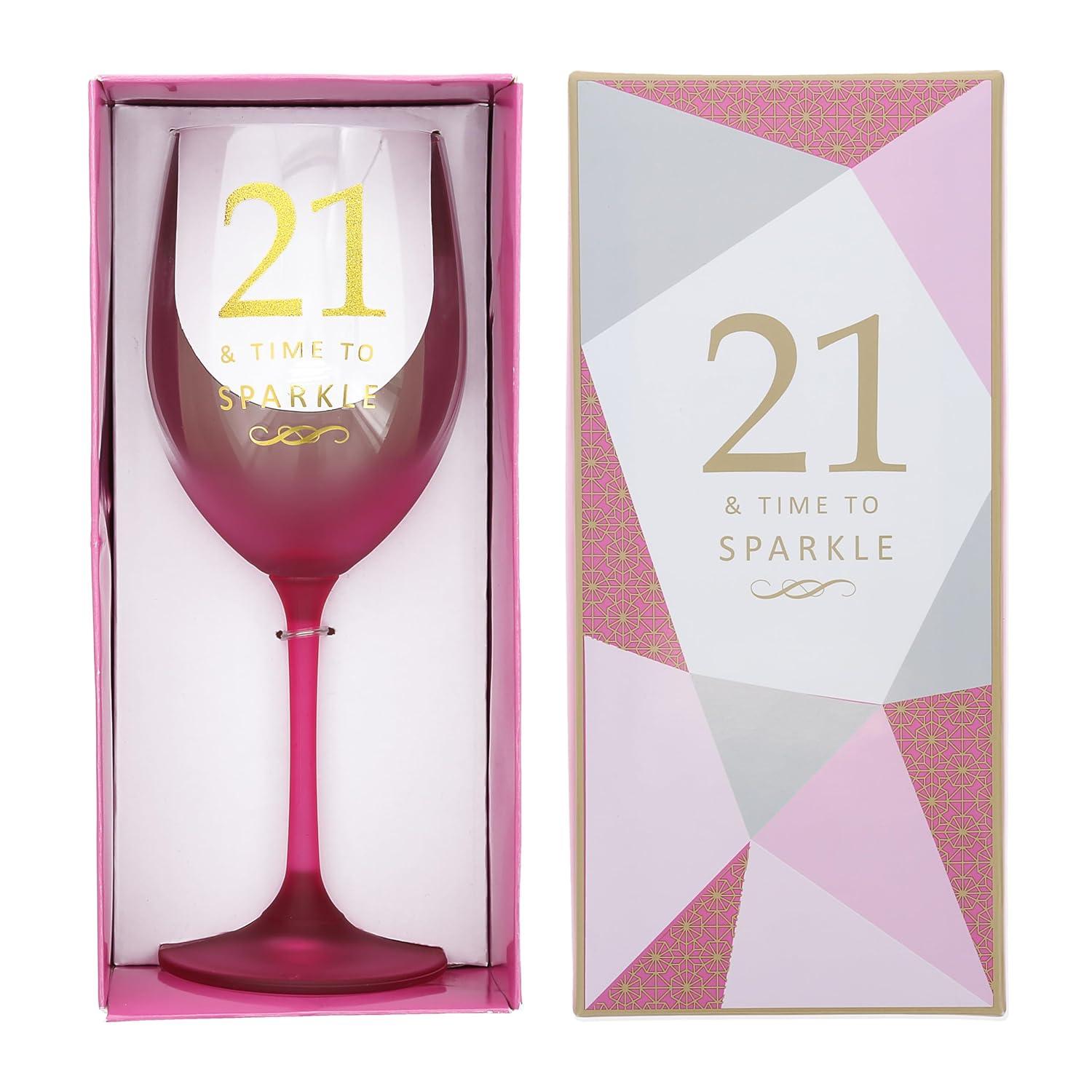 21 - Gift Boxed 19 oz Crystal Wine Glass