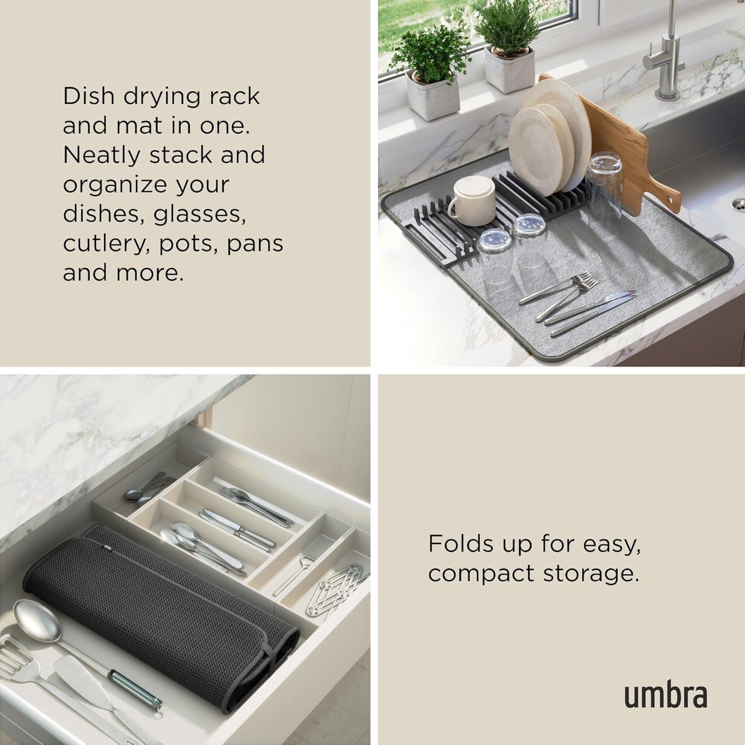 Umbra Adjustable Plastic Dish Rack