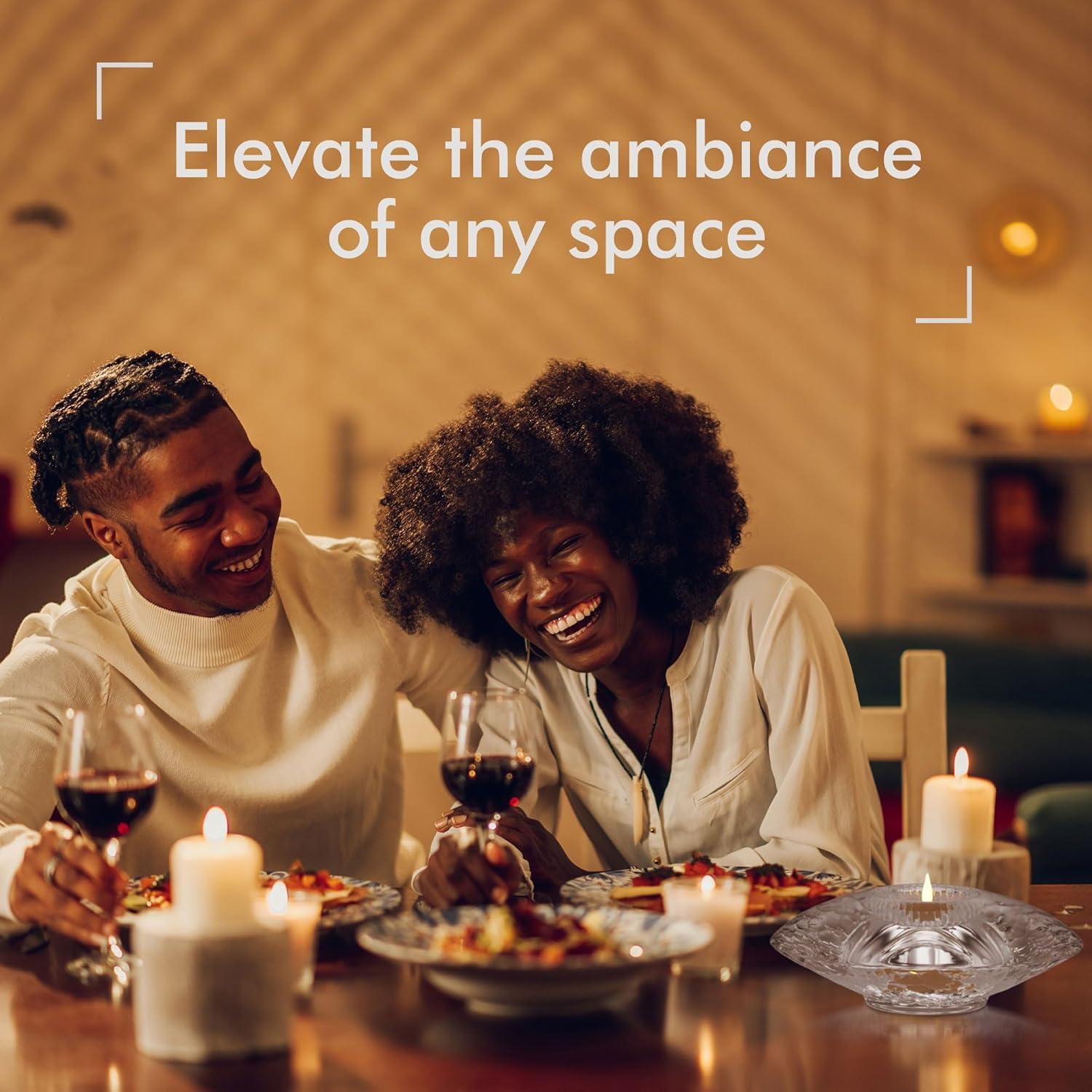 Orrefors Discus 1.75'' H Crystal Tabletop Votive Holder