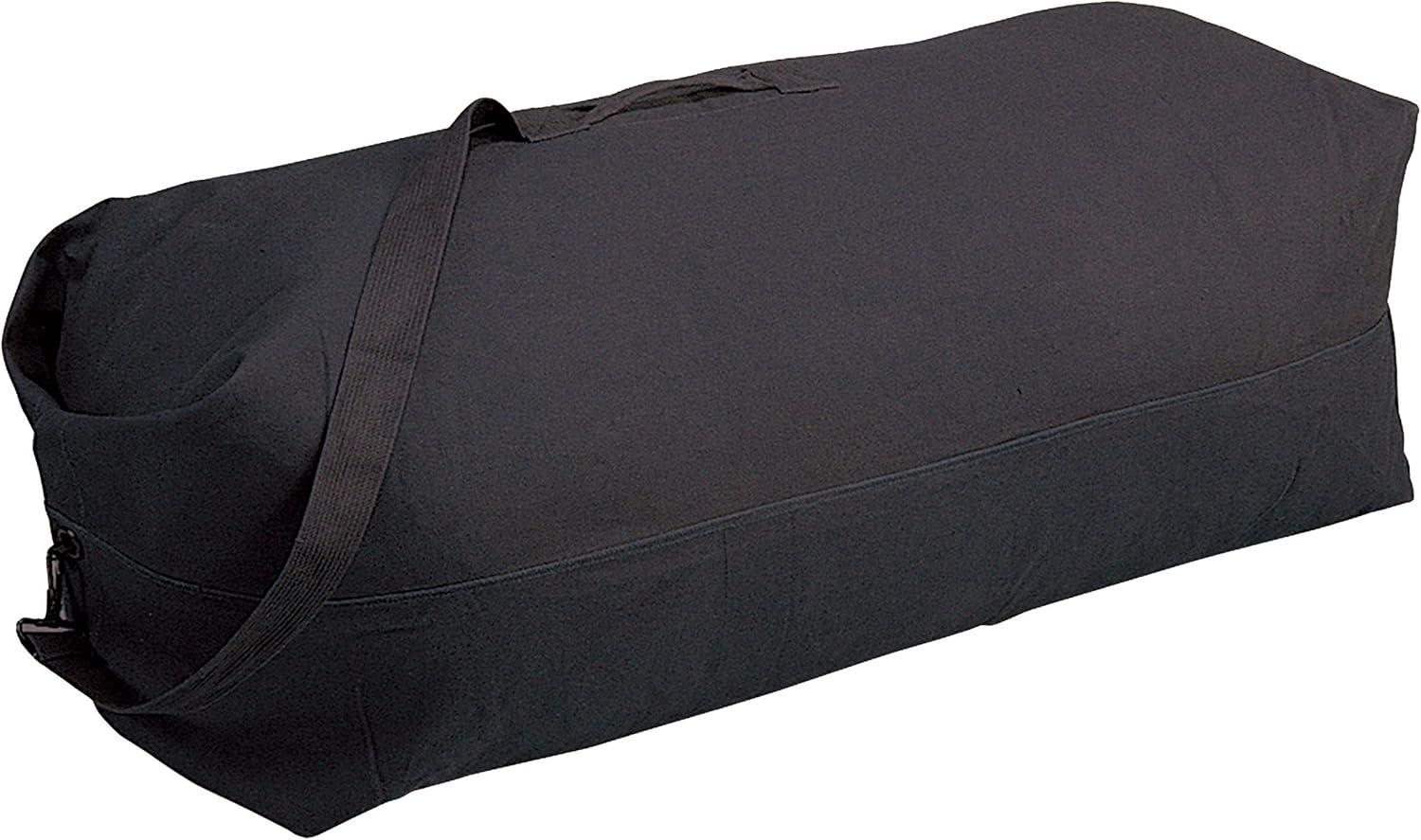 Stansport 42" Cotton Canvas Duffel Bag With Shoulder Strap