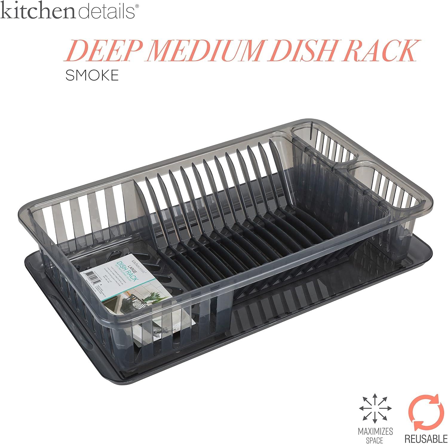 Kitchen Details Plastic In Sink Dish Rack