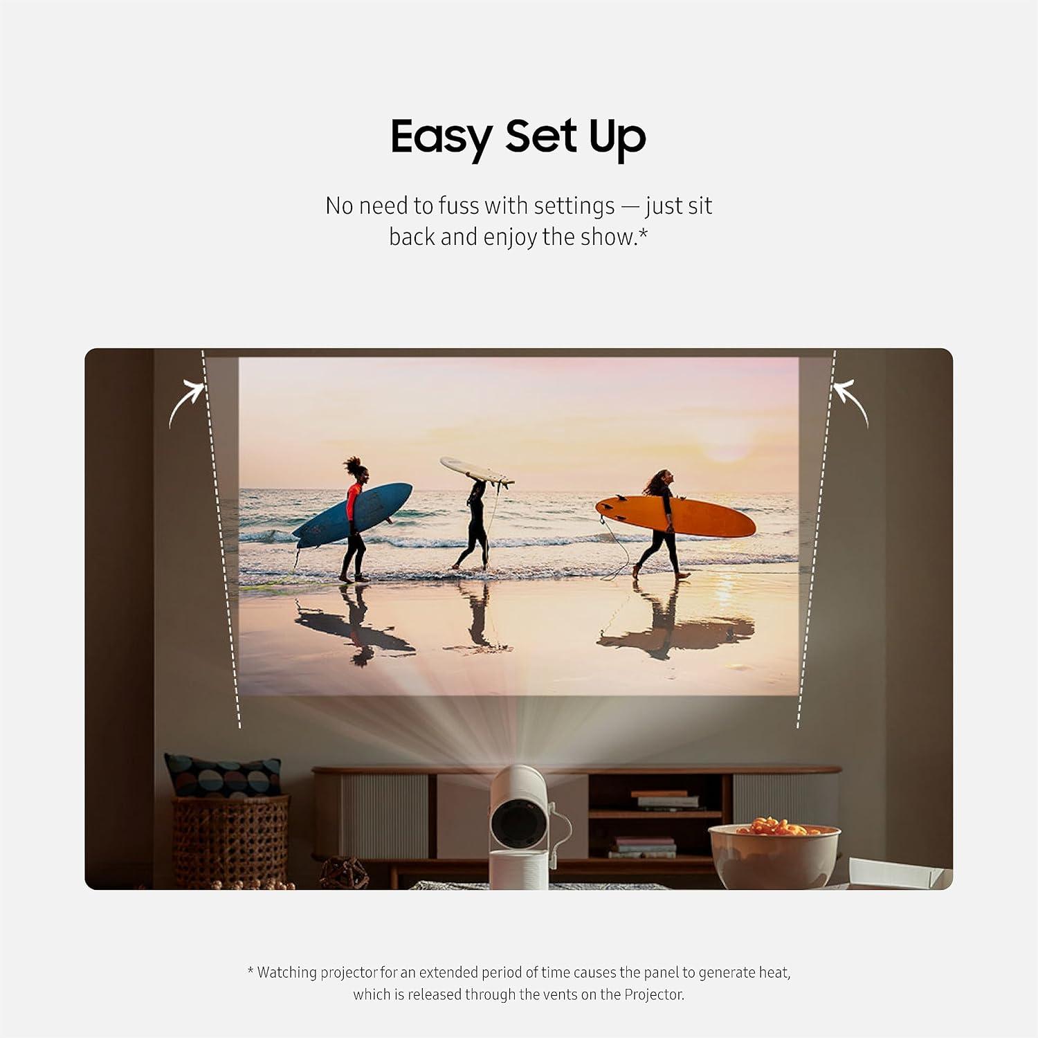 Samsung 30-100" The Freestyle 2nd Gen with Gaming Hub FHD HDR Smart Portable Projector (SP-LFF3CL)