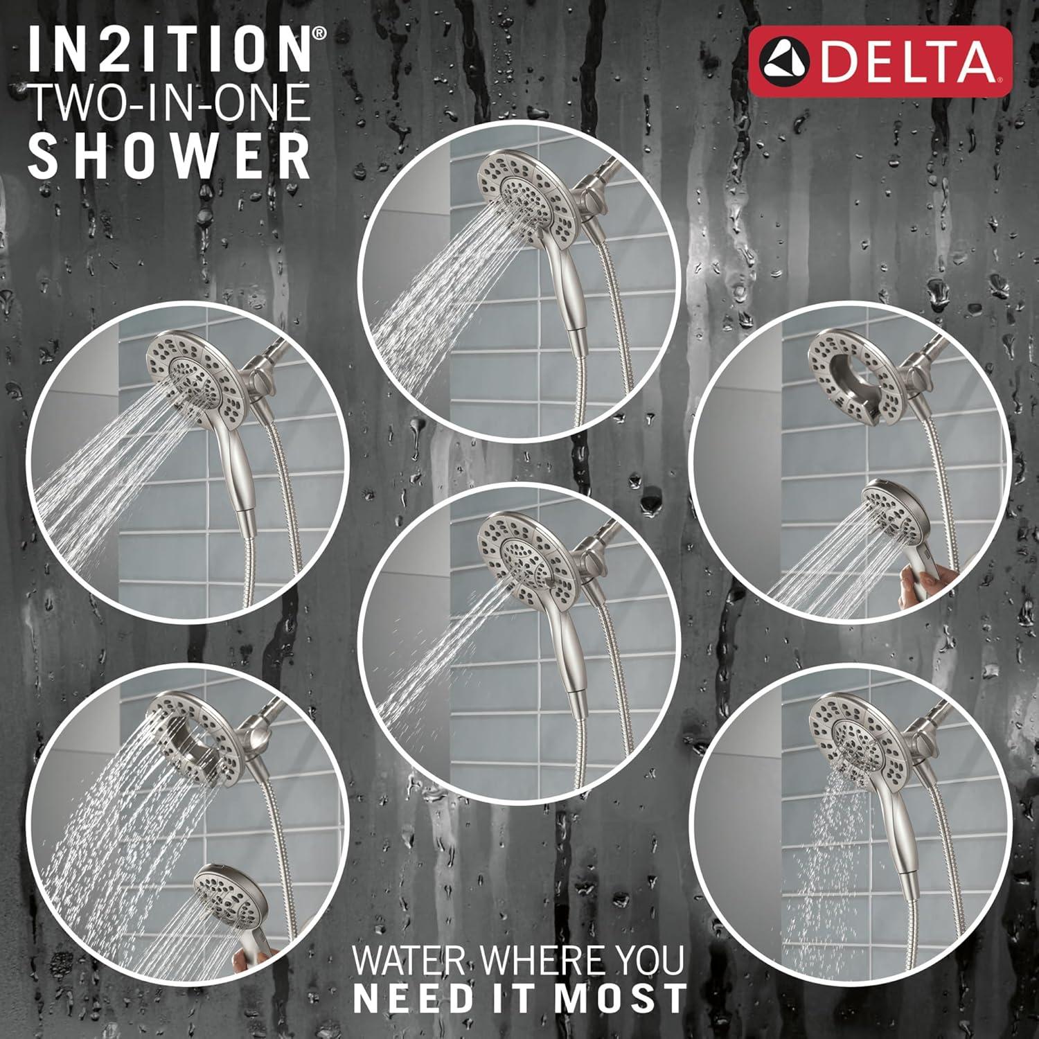 Delta T144855-I Albion Monitor 14 Series Tub And Shower Trim Package - Nickel