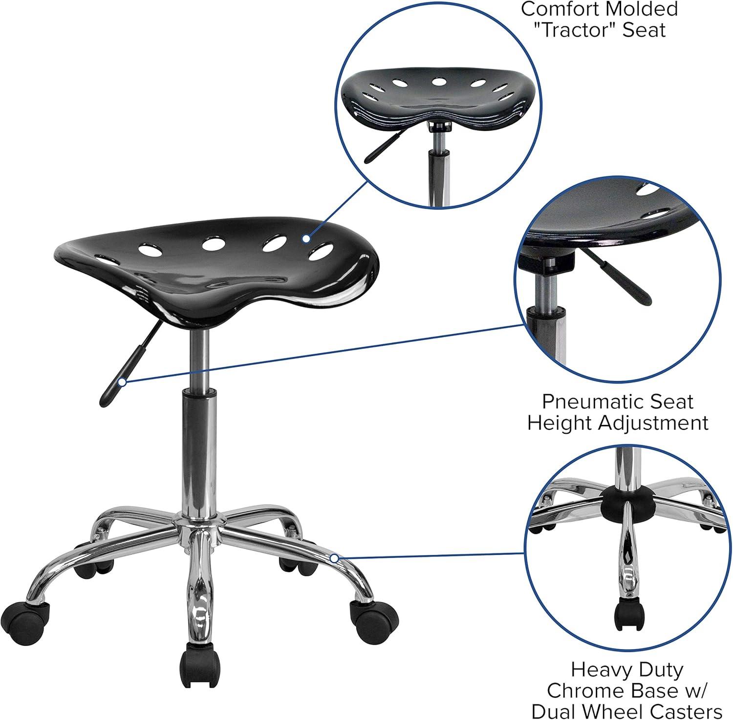 Flash Furniture Vibrant Colored Tractor Stool