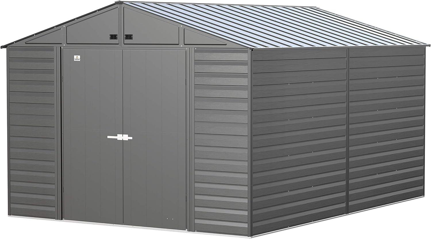 Arrow 10 ft. W x 14 ft. D Steel Horizontal Storage Shed