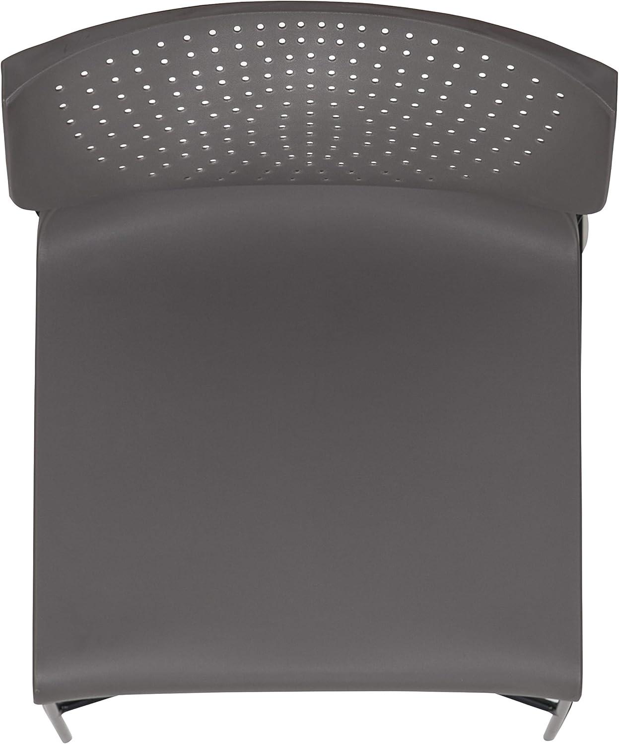 Everleigh 661 lb. Capacity Full Back Stack Chair with Powder Coated Frame