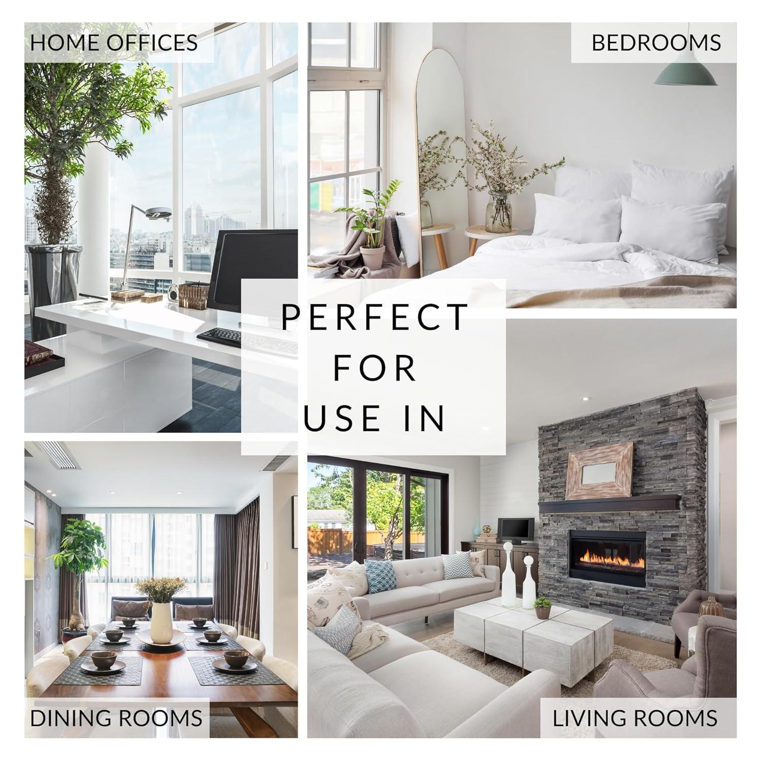 Mia Jacquard Scroll Blackout Window Curtain Panel - 52" x 84" - Blue - Elrene Home Fashions