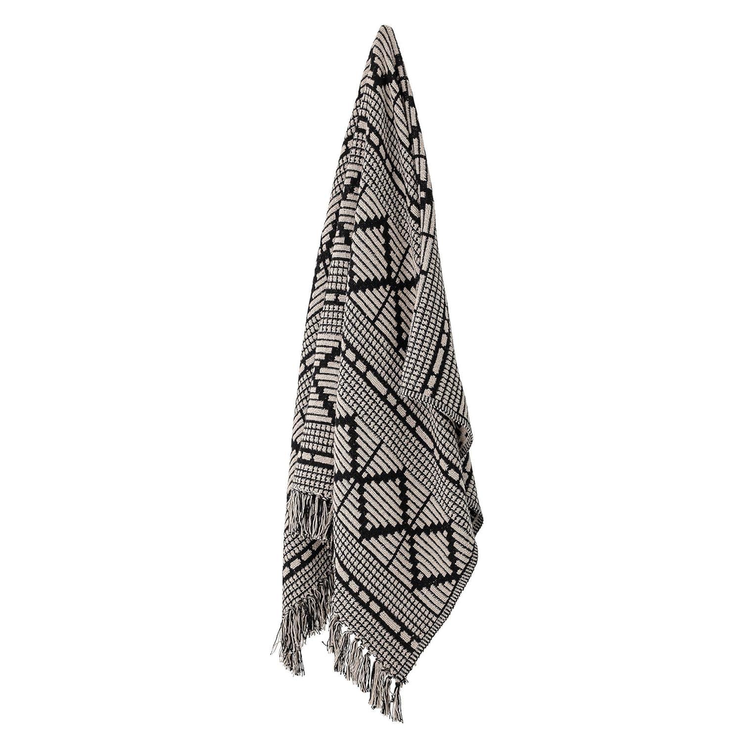 Bloomingville Hand Woven Throw Blanket