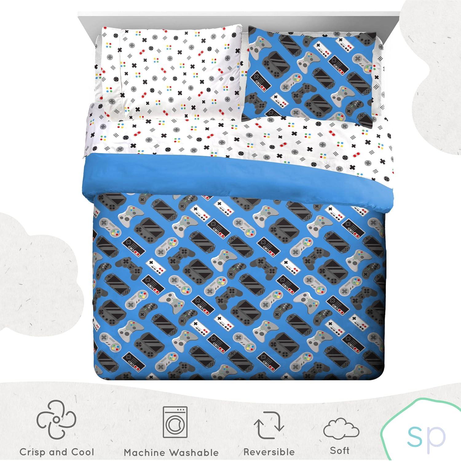 Saturday Park Gamer 100% Organic Cotton Bed Set