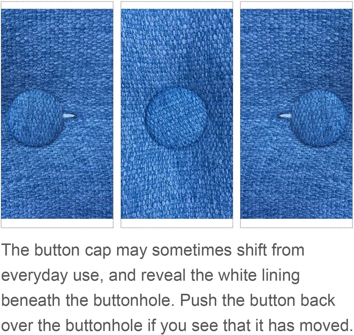 WOWMAX Triangular Reading Pillow Large Bolster Headboard Backrest Positioning Support Wedge Pillow for Day Bed Bunk Bed with Removable Cover, Corduroy Jean Blue California King