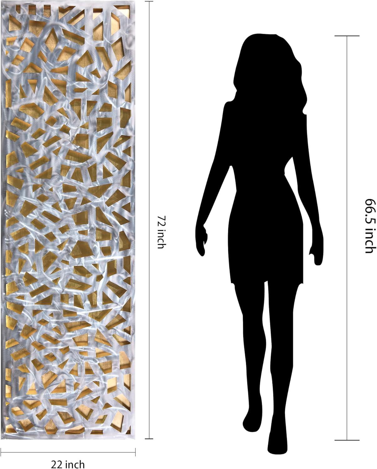 Empire Art Direct Radiant Fusion Leaf encased on a 3D Polished Steel Abstract Metal Wall Art