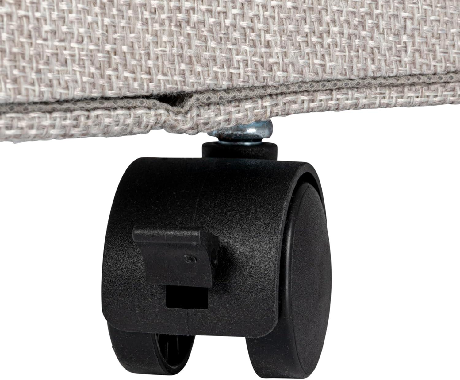 Household Essentials Rolling Laundry Hamper with Handles