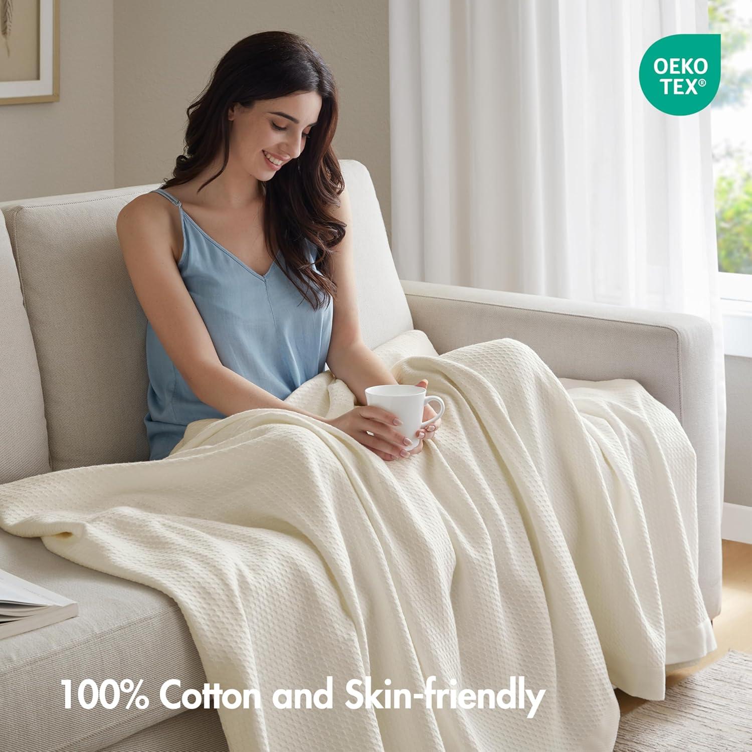 100% Certified Egyptian Cotton Blanket