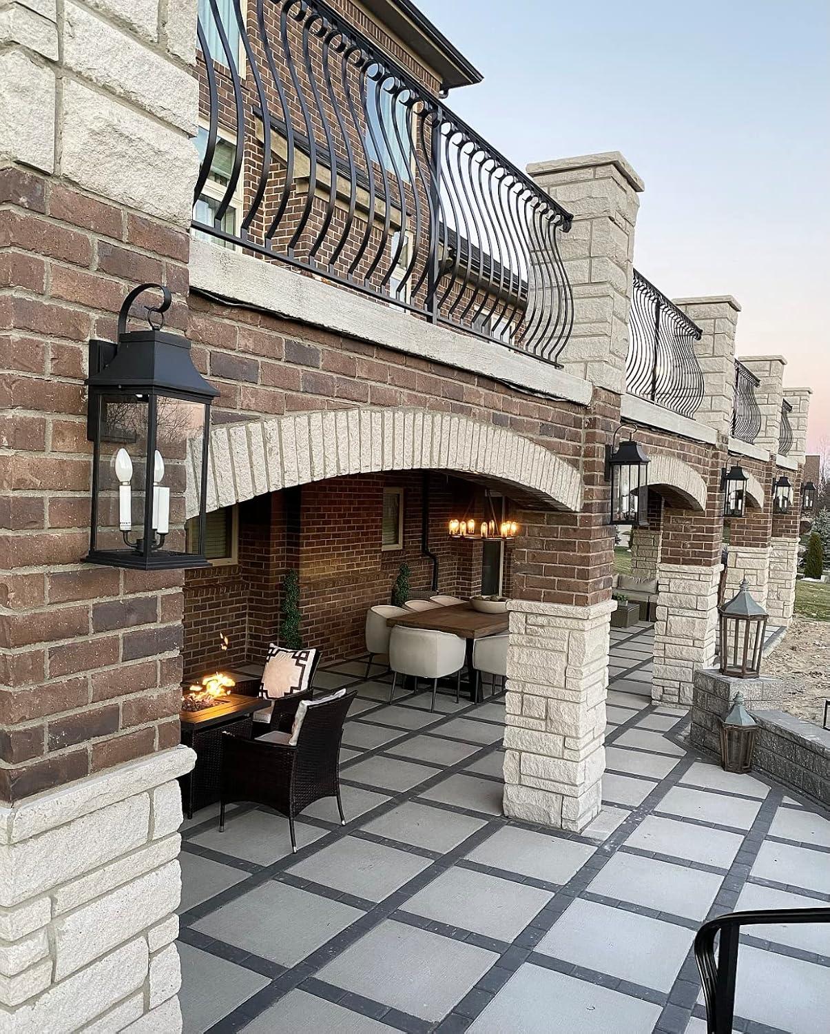 Maxim Lighting - Three Light Outdoor Wall Mount - Vicksburg - 3 Light Large