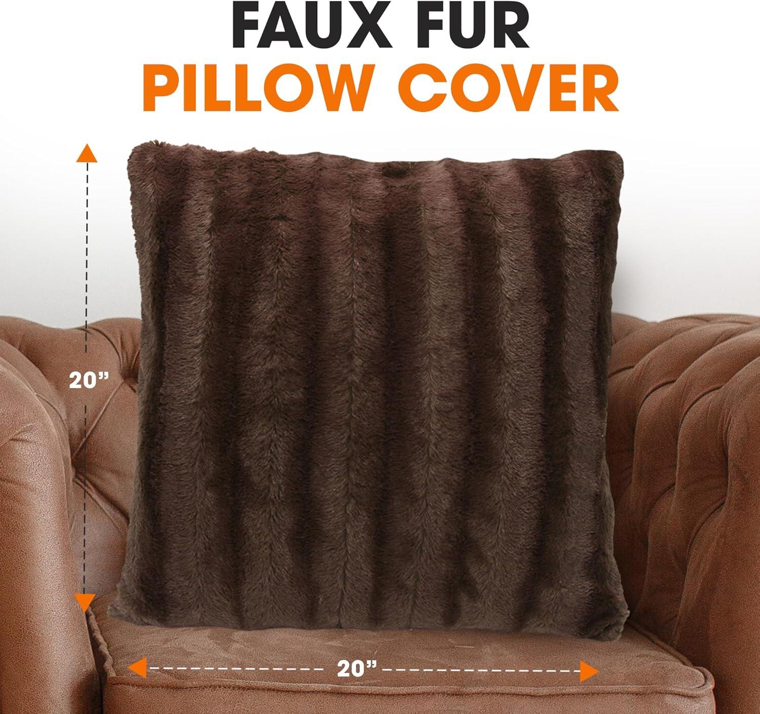 Faux Fur Pillow Cover