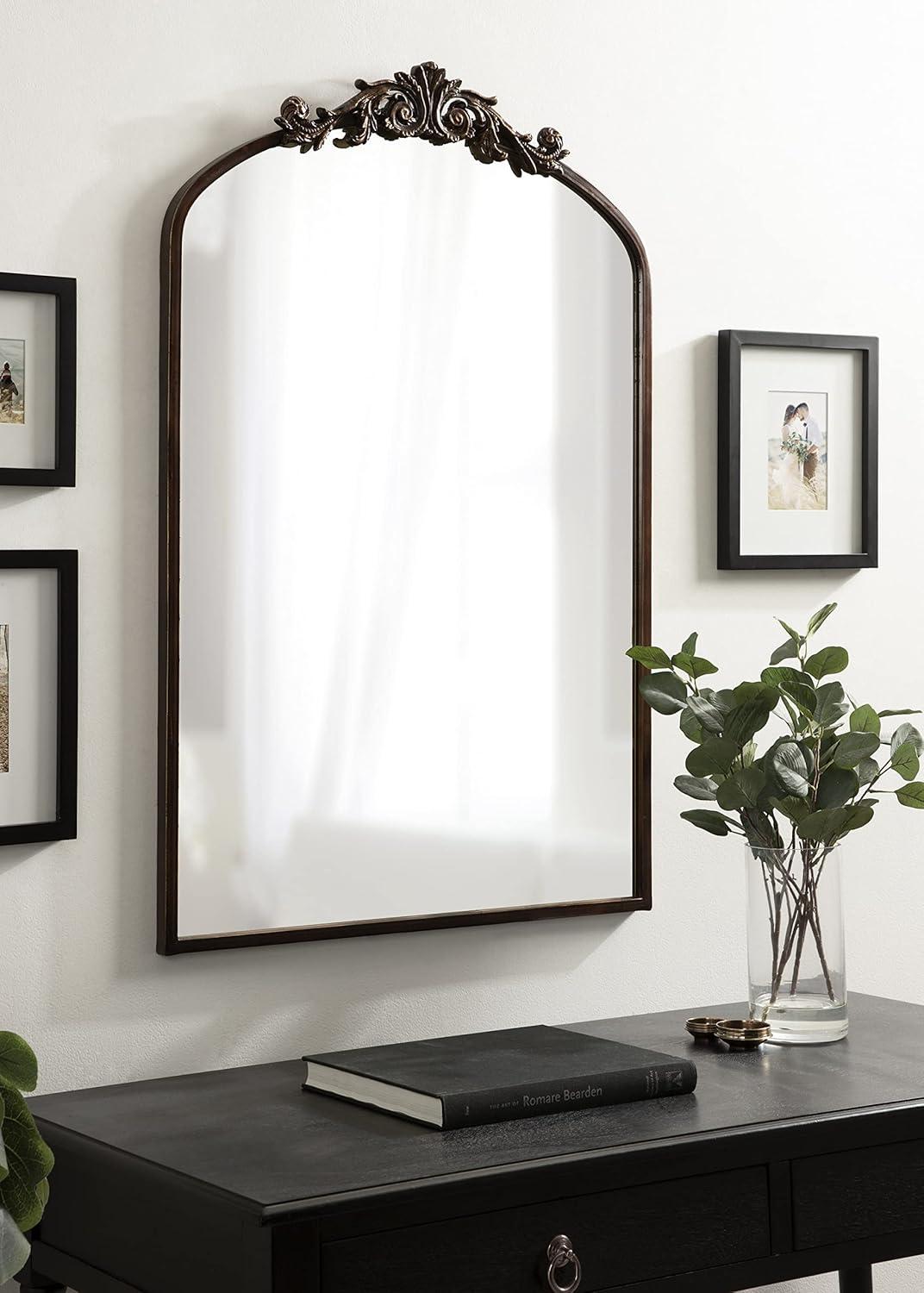 Kate and Laurel Arendahl Arch Mirror - Bronze, 24x36