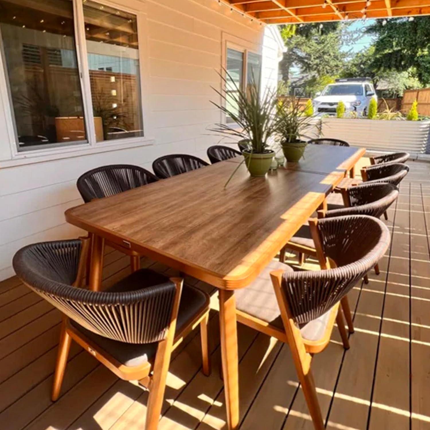 Outdoor Patio Dining Chairs with Cushions All Aluminum Frame for Lawn Garden Backyard Deck Patio in Gray(Set of 2)