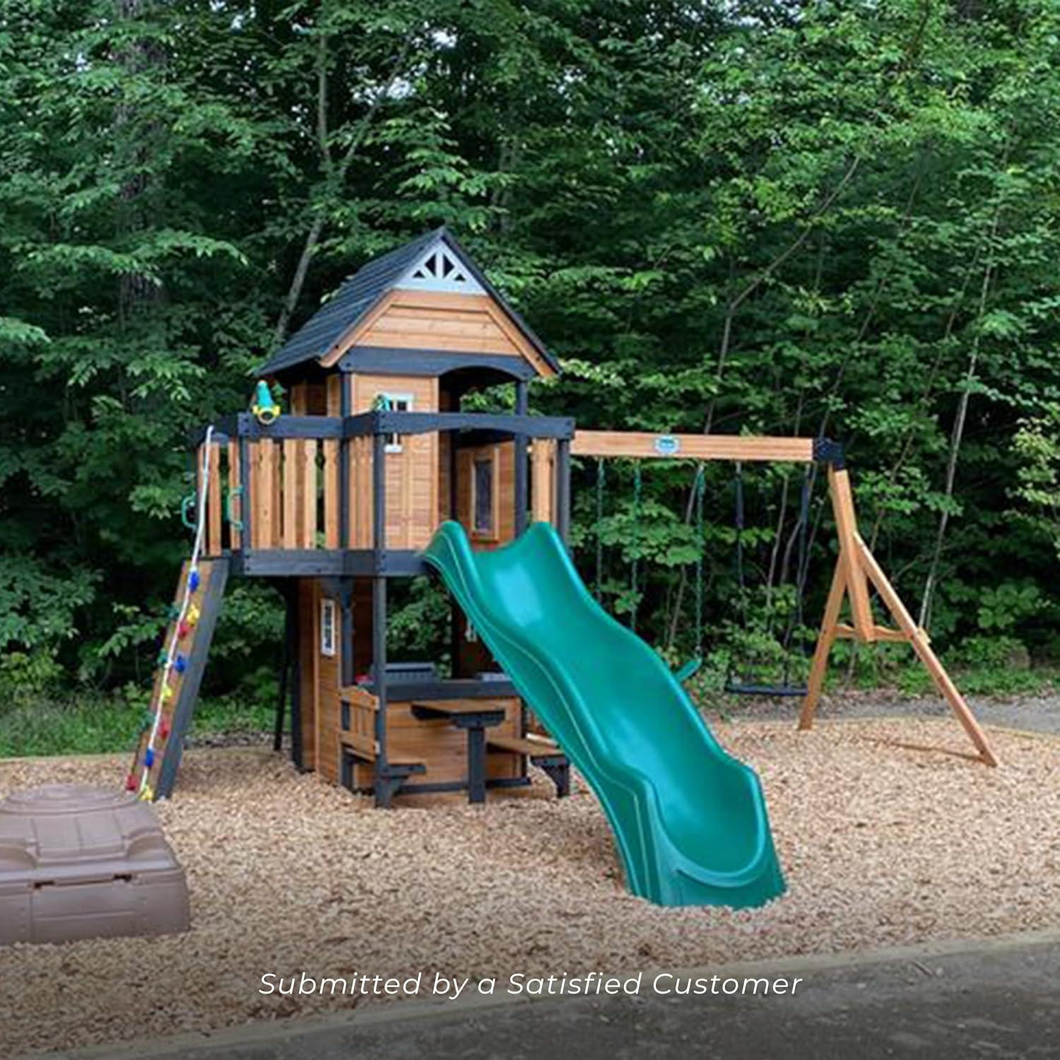 Backyard Discovery Canyon Creek All Cedar Swing Set