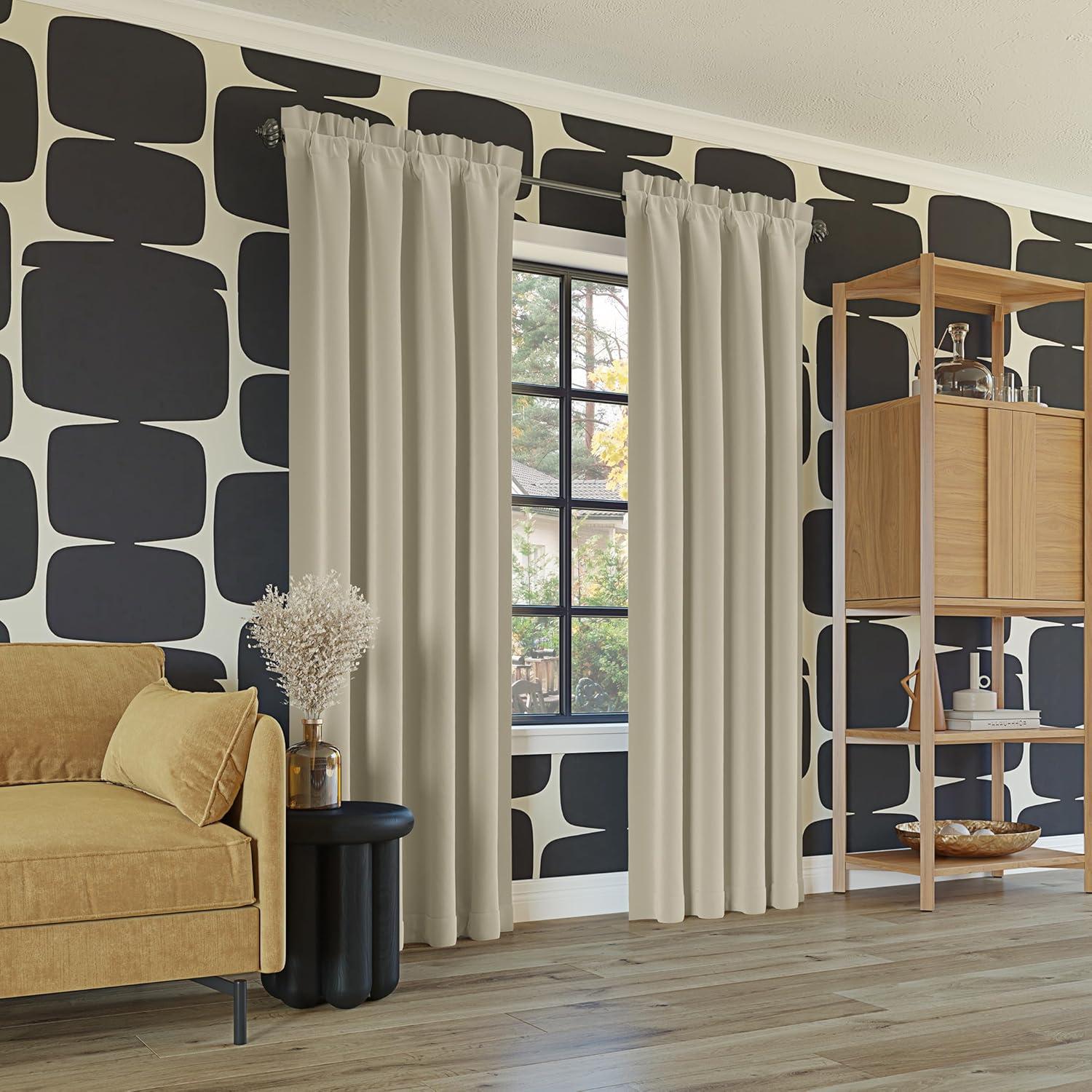 Sun Zero Sun Zero Oslo Theater Grade Extreme 100% Blackout Rod Pocket Curtain Panel