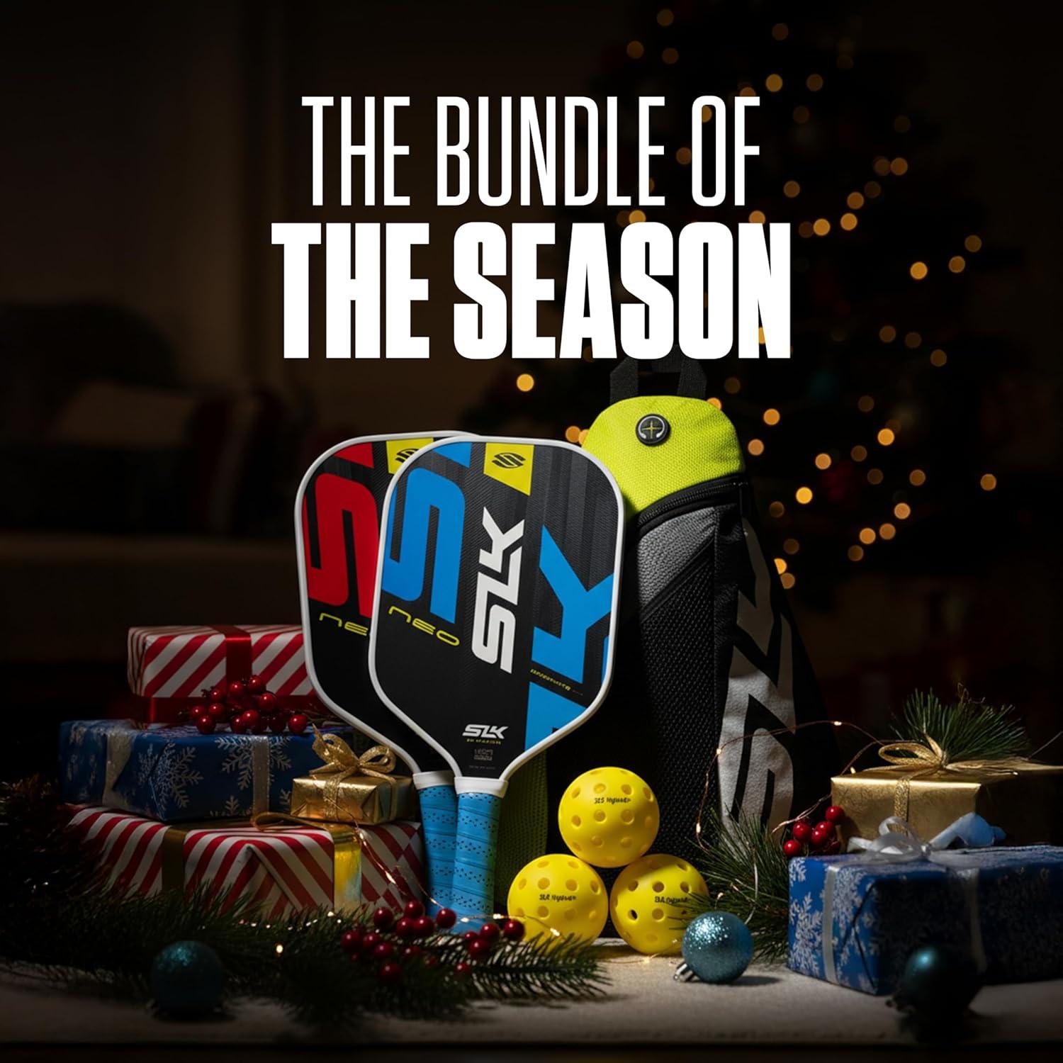 by Selkirk Pickleball Paddle Bundles | SLK Neo Fiberglass and Graphite Pickleball Paddles | SLK Atlas Raw Carbon Fiber Pickleball Paddle | Pickleball Rackets Designed in The USA