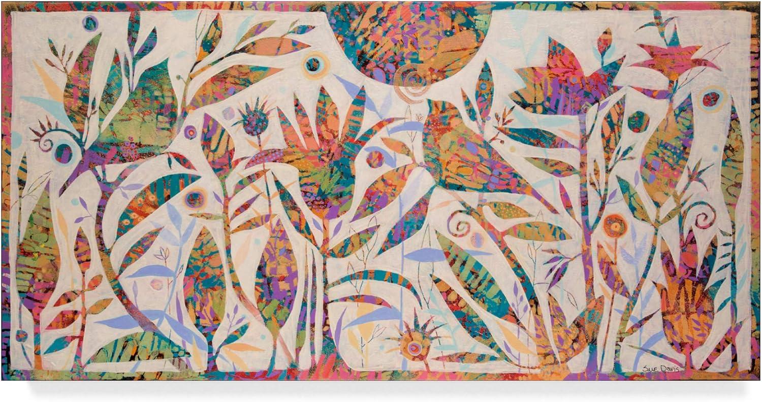 Sue Davis 'Summer Magic Abstract Modern' Canvas Art