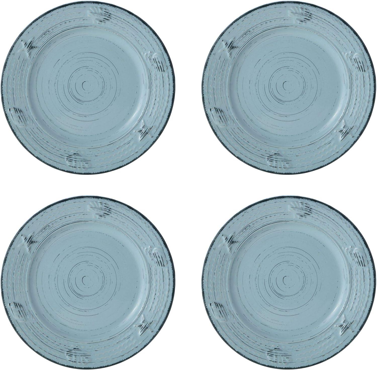 Pfaltzgraff® Trellis Coastal 16-Piece Dinnerware Set Teal