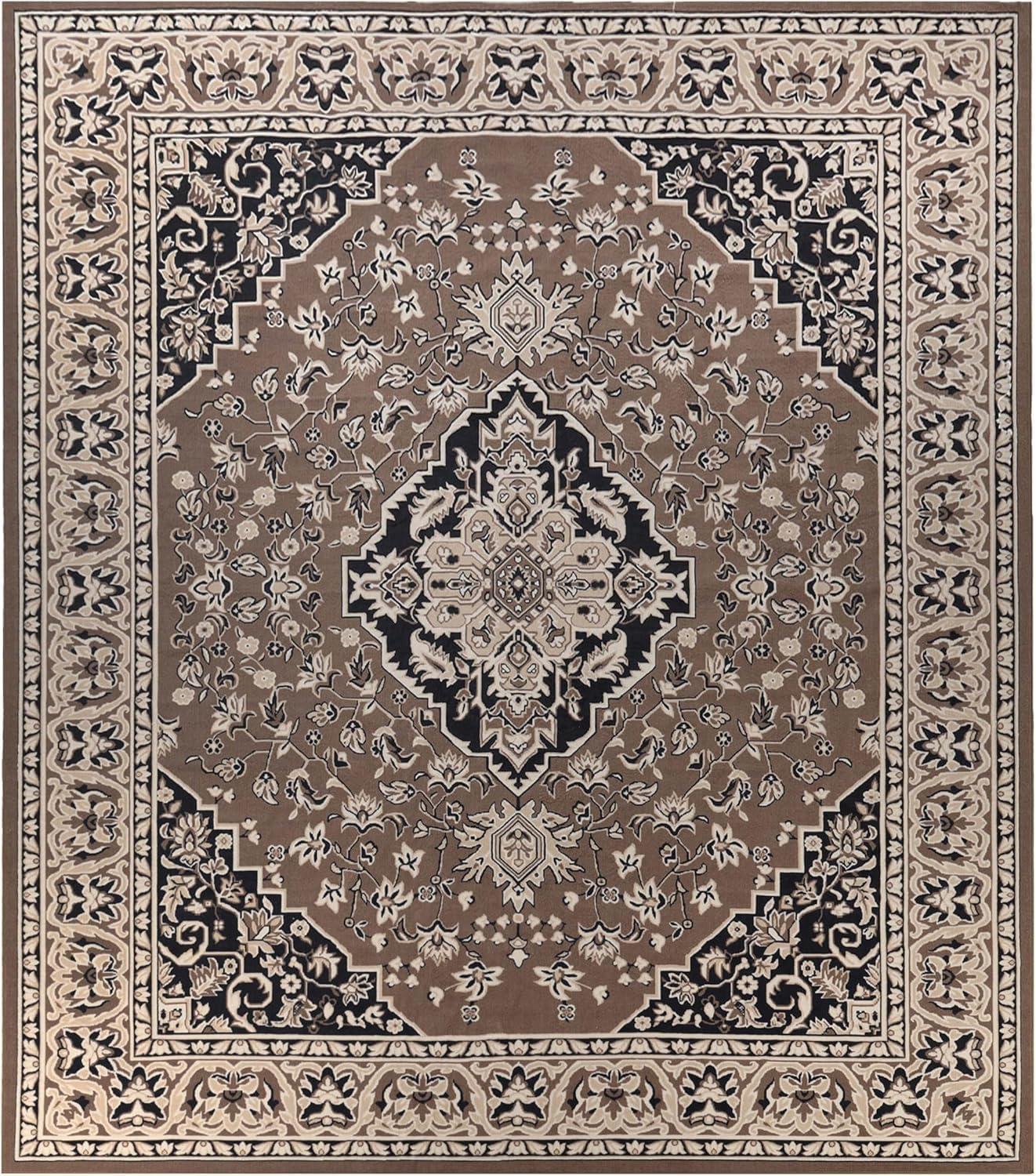 Superior Glendale Indoor Area Rug, 12' x 15', Brown