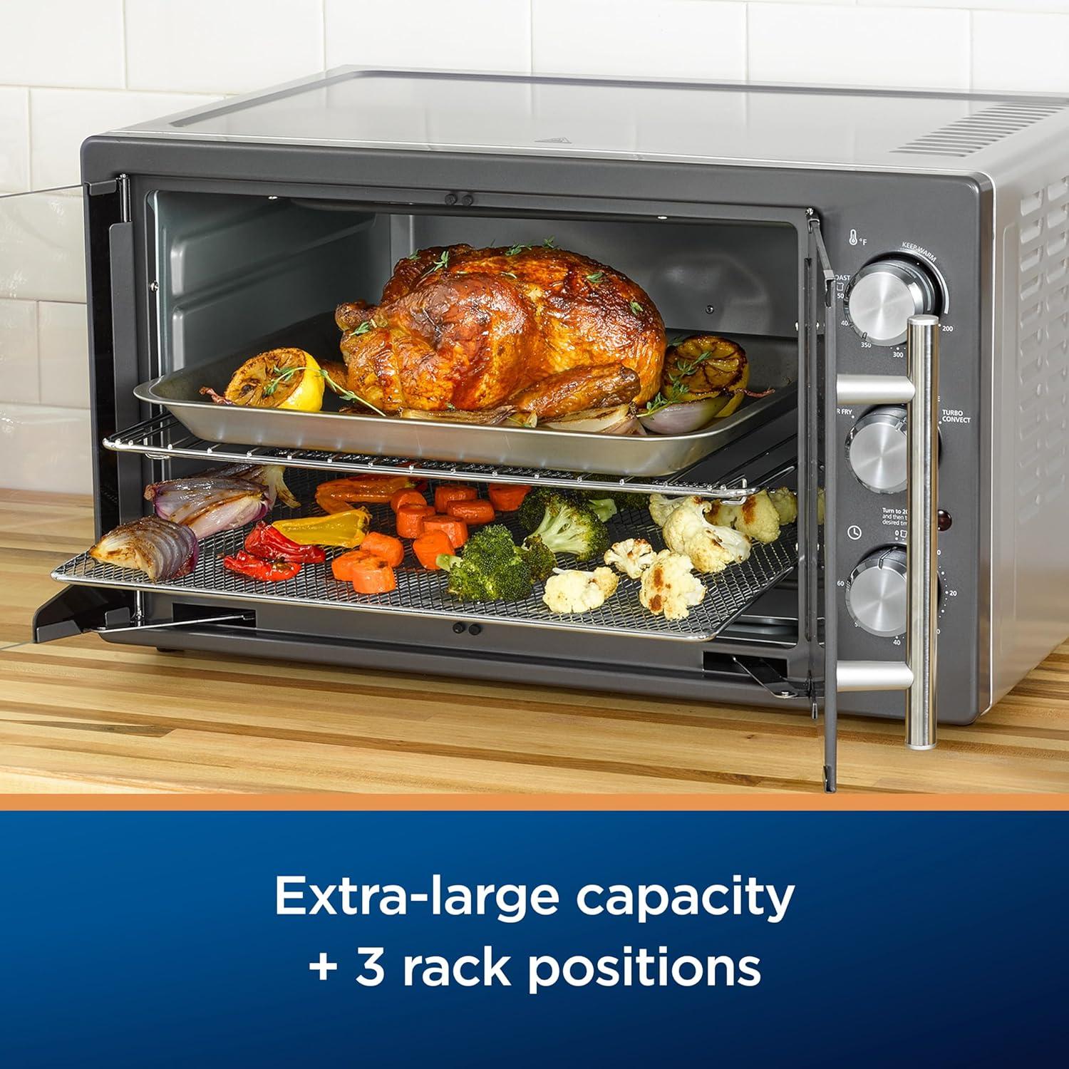 Oster Extra-Large French Door Air Fry Countertop Toaster Oven