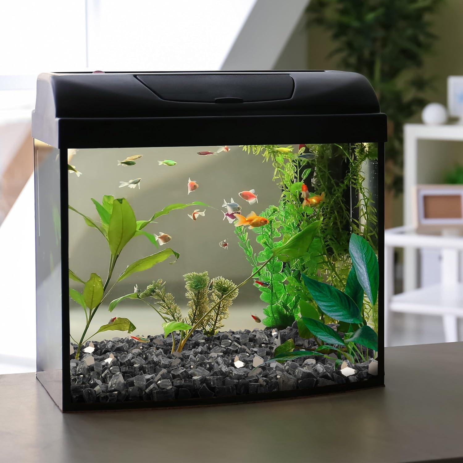 Pure Garden 10lbs Fire Pit Glass - 1/2-Inch Crushed Glass Rocks for Fireplaces, Landscape, Aquariums, or Vases