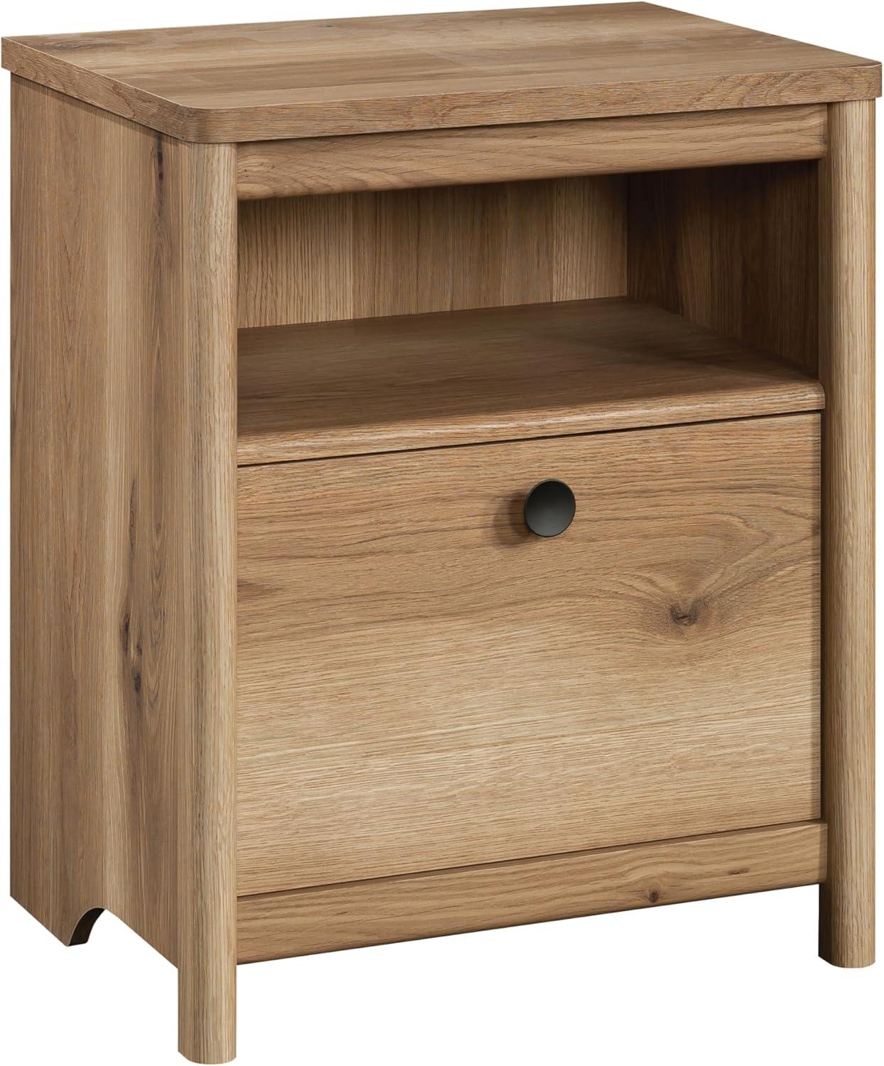 Jordan Wood Storage Nightstand