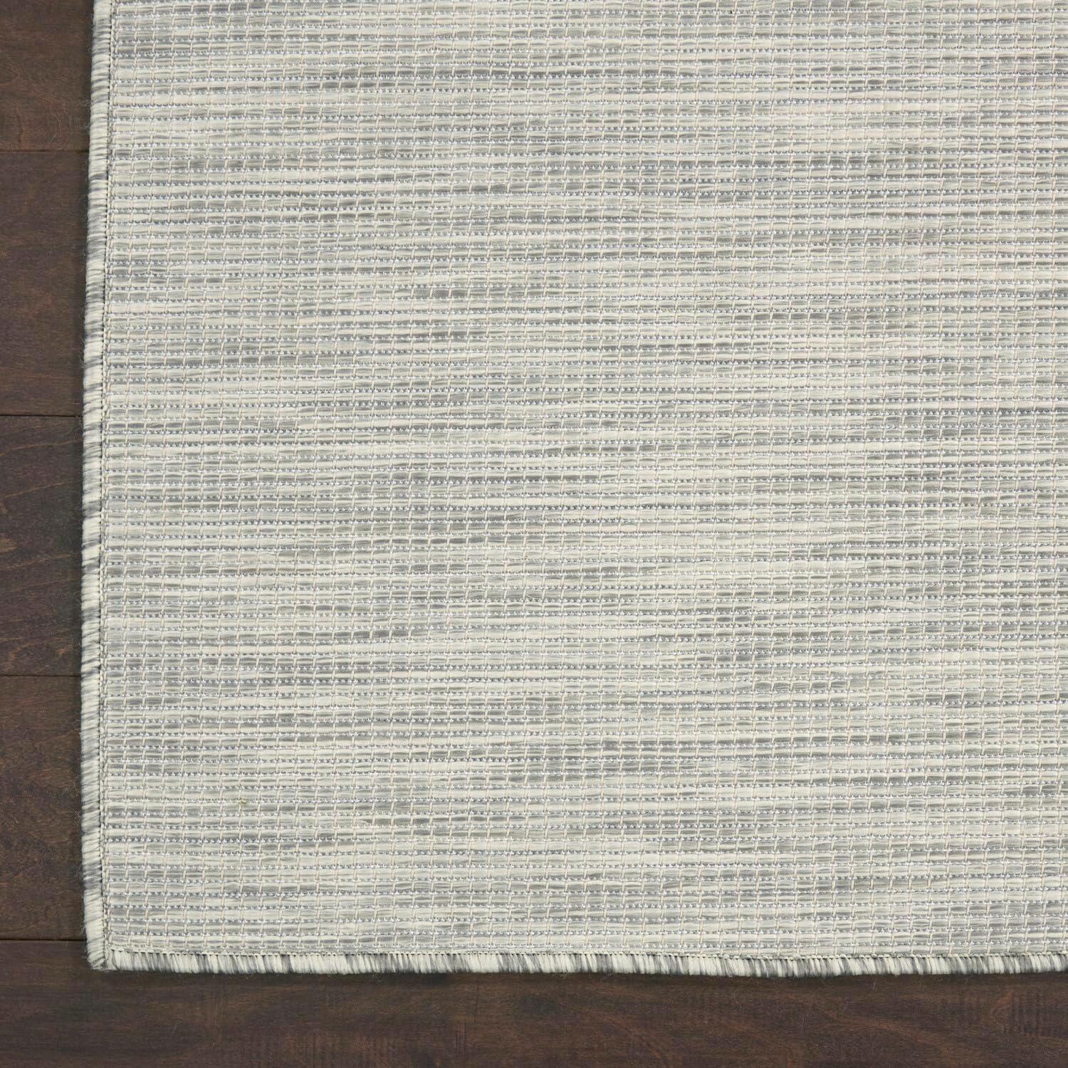 Positano Light Grey 3' x 5' Easy-Care Synthetic Area Rug