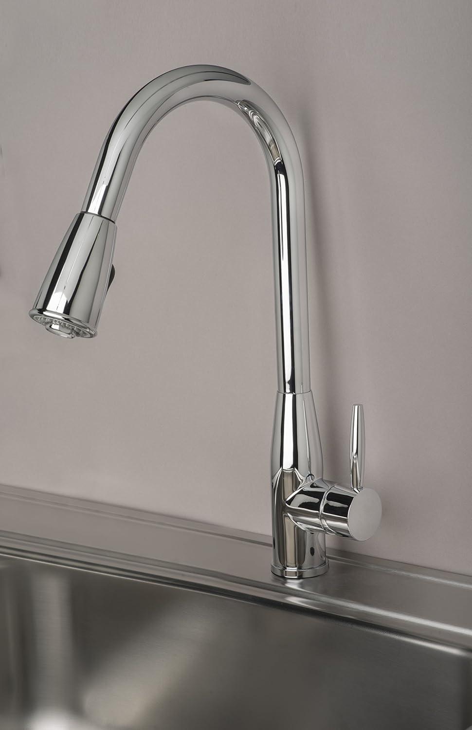 Single Handle Pull Down Kitchen Faucet